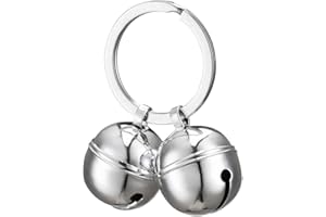 ROHOME Pure Copper Cat Dog Collar Bells Tracker Pendant Bells for Collar Dog Anti-Lost Training