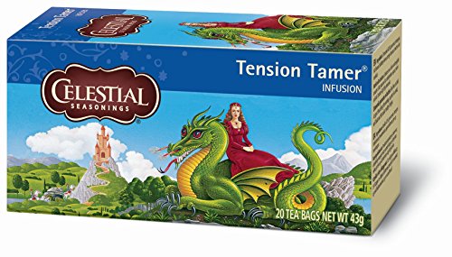 Celestial Seasonings Herb Tea Tension Tamer 20 Teabags (Pack of 6, Total 120 Teabags)