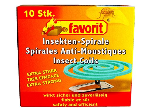 Anti-Mücken-Spiralen von favorit 40 Stück Mückenspirale Insektenspirale Mückenspiralen – Anti Mücken Spirale - 3