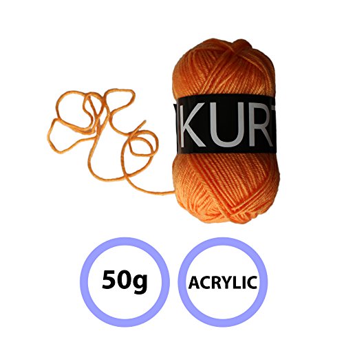 Doppelstrick Acryl farbiges Wollgarn vielfältiges Paket 20 x 50g – verschiedene Farben von Kurtzy TM - 3