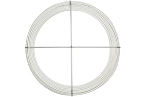 Corderie Italiane 006002796 Filo Ferro Plastica, Bianco, 2,7 mm, 20 metri