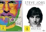 Steve Jobs Set (jOBS - Die Erfolgsstory von Steve Jobs & Steve Jobs - The Man in the Machine) - Deutsche Originalware [2 DVDs] - Dermot Mulroney, Lukas Haas, James Woods, Ron Eldard Ashton Kutcher
