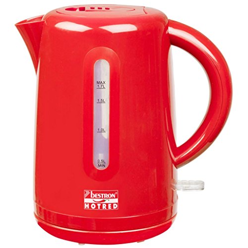 Bestron Wasserkocher, rot - 3