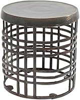 KARE Design Table d'appoint industrielle Gris