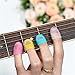 Produktbild ETGtek(TM) 4 in 1 Gitarre Fingertip Protektoren Silikonfingerschutz für Ukulele L Größe