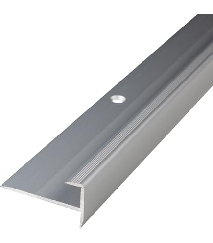 PROVISTON Profilo Per Pavimenti In Alluminio 12x28x900 Mm – Finitura Bronzo Scuro, Antigraffio, Facile Da Installare
