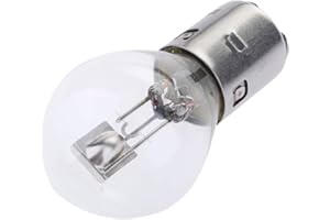 zalati Headlight Bulbs 12V 35W Halogen with Stainless Steel Holder for Motorcycle Lighting