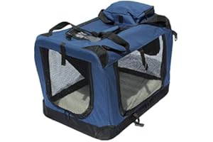 Yatek Trasportino per animali domestici pieghevole, con entrate laterali e superiori, alta visibilità, comodità e la migliore sicurezza per il vostro animale domestico