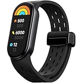 Rongep Xiaomi ile Uyumlu Mi Band 10/9/8 i&ccedil;in Nefes Alabilen Silikon Air Loop Smart Band10 Kordon Manyetik Toka Mekanizmalı De