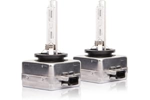 Ricoy D1S D1C HID Xenon lampadina di ricambio per faro auto da 12 V 35 W, lampadine per testata auto (12000 K)