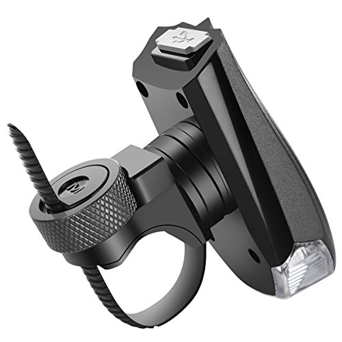 Sheny LED Fahrradbeleuchtung Fahrradlicht mit StVZO Zertifizierung USB wiederaufladbar 400 Lumen – 5Leuchtmodi Licht & Vibration Sensor Wasserdicht - 6
