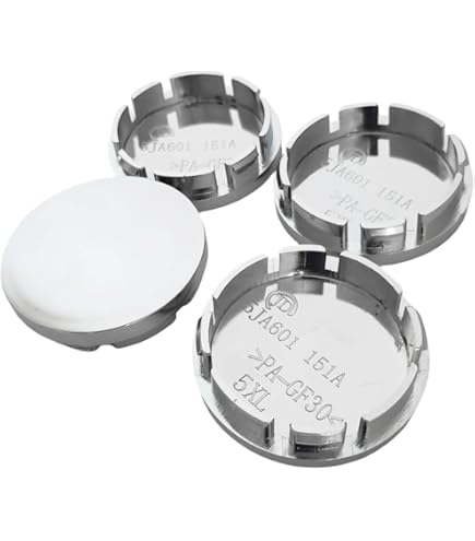 Cache-moyeux Pour Jantes OZ Racing - Lot De 4 Capuchons 55 Mm En ABS Anti-rayures