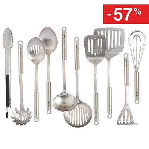 ProCook Utensilien, Edelstahl, 10-teiliges Set - FRÜHLINGSANGEBOT!
