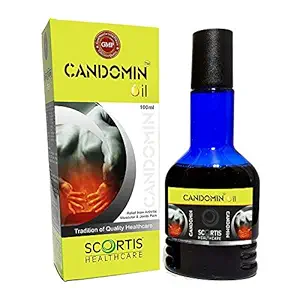 SCORTIS HEALTH CARE Candomin Oil - 100 ml, Relief From Arthritic, Muscular & Joints Pain, Ayurvedic Oil