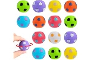 MINISOISO 28 szt. piłka nożna spinner palce zabawka, 3,5 cm mini piłka nożna zabawki łagodzące stres, akcesoria imprezowe dla dziewczynki i chłopca, urodziny, prezent, torba na imprezę, wypełnienie Pinata,