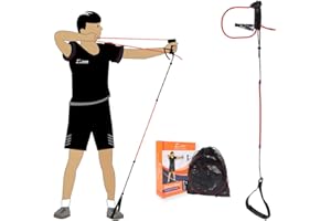 NIKA ARCHERY Fascia elastica per tiro con l'arco, per allenarsi, per esercizi di abilità per ricurve, per adulti, principianti, esperti, colore rosso