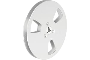 13 cm (5 tum) tom tejpspole, aluminiumlegering silver lågbrusinspelning upptagningsrulle 3 hål för bandspelare