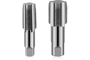 SUEVUT 2 Pièces Coffret Tarauds et Filières Kit, 1/2 Pouce Outils de Filetage, 3/4 Pouce Taraud Filetage Tarauder et Découper, Micro Tarauds et Filières, pour Nettoyage et Réparation