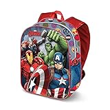 Mochila preescolar con relieve frontal