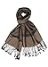 Produktbild SILVIO TOSSI Damenschal Pashmina (50% Viskose & 50% Polyacryl) Mehrfarbig: Hellbraun & Braun