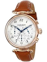Akribos XXIV AK630TN - Reloj de cuarzo para mujeres, color marrón