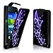 Produktbild Vertikal Flip Style Handy Tasche Case Schutz Hülle Schale Motiv Etui Karte Halter für Microsoft Lumia 950 - Vertikal Design VMVD341