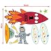 Shopisfy Children's Toddlers Self Adhesive Vinyl Wall Stickers Nursery Décor Decal Art - Space Boy