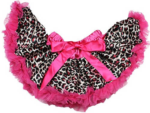 Hot Pink Leopard Newborn Baby Pettiskirt Skirt Tutu Dress Girl Clothing Nb-12m (Pink)