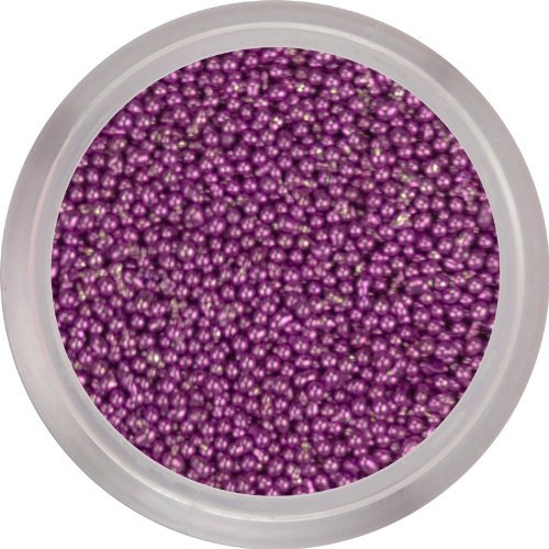 nail perfection LILAC METAL MICRO BEADS for nail art
