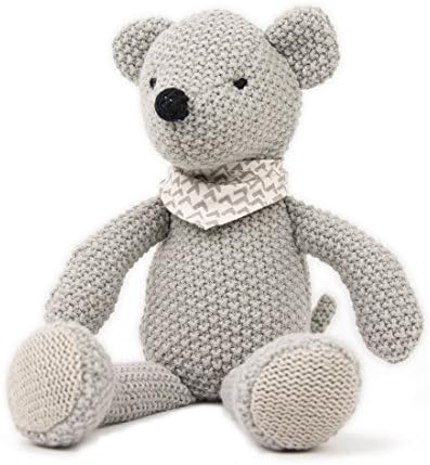 weeg oamigo de souris de gehä kelte Doudou Animaux articulé Doudous Animaux Gris 28 cm