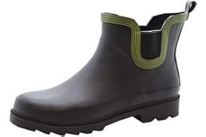 SAUTE STYLES Ladies Short Ankle Shoes | Womens Wellies Boots | Ladies Comfy Shoes | Womens Rain Boots | Ladies Winter Shoes | Womens Chelsea Boots | Ladies Wellington Shoes Size 3-8