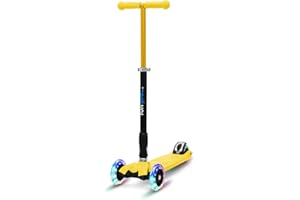 Fun Pro Two,a Partir de la Edad Preescolar,hasta 80KG de Peso,el Scooter Infantil Premium Seguro(kickboard,Scooter,Patinete), Ruedas LED,Plegable,Fabricado en Hamburgo con garantía ampliada