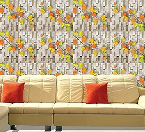 Decor Production Self Adhesive Brick Design Wallpaper Wall Sticker for Home Decor, Living Room, Bedroom, Hall, Kids Room, Play Room (brick-wallpaper-pt03-01-5.5sqft-moq-5)