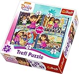 puzzle trefl 2+  Puzzle 4w1 Dora i przyjaciele
