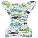 iZiv(TM) Newborn Organic Infant Waterproof/Adjustable/Reusable/Washable Pocket Cloth Diaper Fit Babies 0-3 Years(Car)