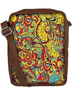 Snoogg , Damen Umhängetasche mehrfarbig multi