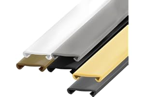 Seiletech.de Corrimano in PVC | grigio chiaro | 15 m | Corrimano per scale | Corrimano in plastica | Corrimano | Protezione