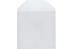 25 x CD DVD Disque Housse en plastique transparent 100 Micron manches Wallet – 25 Lot de la marque Dragon Trading®