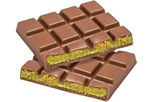 AL DUCHAN Miskets Dubai-Style Schokolade 100g Pistaziencreme & Kadayif-Füllung, Luxus-Trend