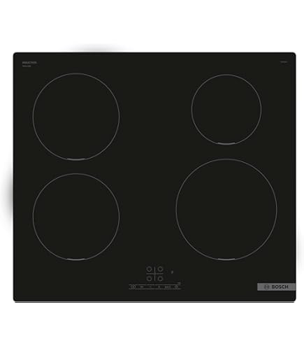 Table à Induction KKT KOLBE 60 Cm 3 Zones 9 Vitesses – Piano Noir Vitrocéramique