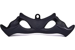 HXD-ERGO LAT Barre déroulante Back Musculation Poignée, Aviron T-Bar V-Bar Poulie Câble Machine Attachements, Barre V Barre de Traction pour Biceps Curl Triceps Exercices