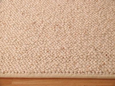 Natur Wolle Teppich Berber Malta Beige in 24 Größen, Größe:300×300 cm - 5