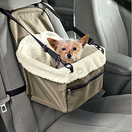 Maran Siège de Voiture pour Chien, siège de Voiture de pour Chiens, Chats, Housse de siège de Voiture, Sac de Transport Portable pour Petits Chiens Chiots