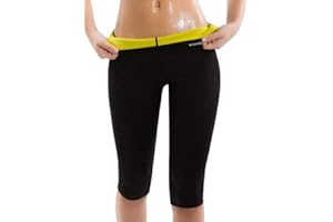 Litthing Pantalones de Sauna Adelgazantes Pantalones para Neopreno Mujer Deportivos Sauna Pantalón de Sudoración Pantalón Mallas Termicos de Neopreno