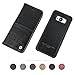 Produktbild QIOTTI Samsung Galaxy S8 Tasche Leder Case I Abnehmbare Cover 2in1 I Ledertasche Kartenfach Standfunktion Echtleder Hülle Lederhülle Ledercase Handyhülle (Smart Black)