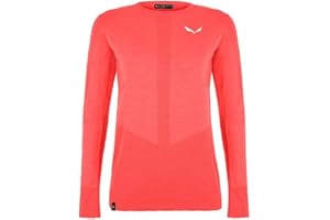 SALEWA Zebru Medium Warm Amr L/S Tee Base Layer Top Donna