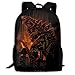 Produktbild Rucksack Schultaschen Jugendliche Shadow of Godzilla Travel Hiking Backpack for Men and Women Outdoor College Laptop Bookbag Business Rucksack Fits MacBook Air