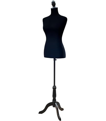 Buste De Couture Pour Homme - Taille EU 50 (M) - Mannequin En Mousse PU Avec Housse - Pied Métal Réglable (jusqu'à ~190 Cm) - Pour Patronage, Essayage
