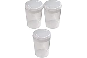 Medi-Inn+ 3 Pièces Bill Becher Transparent Ouverture 4 X 4 mm Tasse à Bec Gobelet