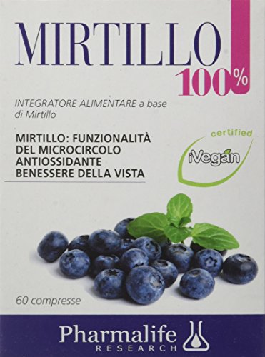 Pharmalife Mirtillo 100%, 60 Compresse